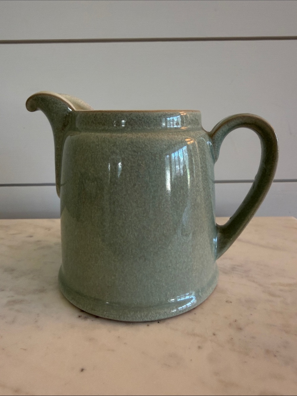 Denby England Small Creamer Jug Pale Green